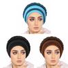 Polyester Kopftuch mit hellem Seidenzopf für Männer und Frauen