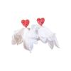 Resin Heart & Petal Tassel Earrings: Elegant Silver Needle, Chic High-End Style for Women