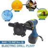 STONGO DC Self-Priming Centrifugal Water Pump Compact Portable Drill-Driven Suction Pump for Home Pets Aquarium Fish Tank Pond