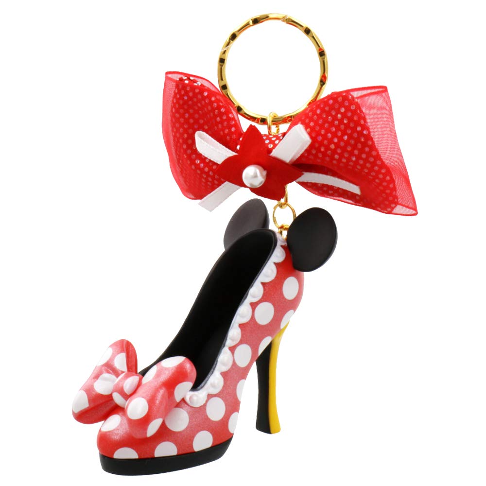 Minnie Mouse Keychain Key Holder Shoe Motif Disney (Tokyo Disney Resort Exclusive Disney Goods Souvenir)