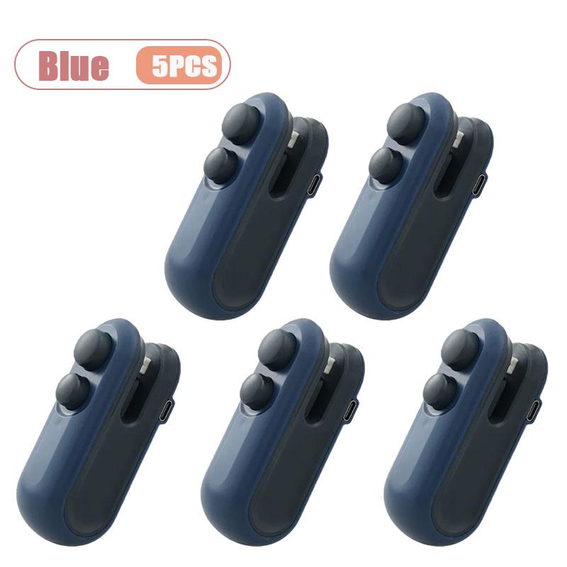 1-10PCS Snack Packaging Sealer USB Rechargeable Mini for Home Use Portable for Outdoor Camping Travel and Food Storage