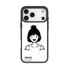 Applicable to Apple 17 mobile phone case 16 replaceable back plate 15promax magnetic mobile phone case sketch short hair ball head