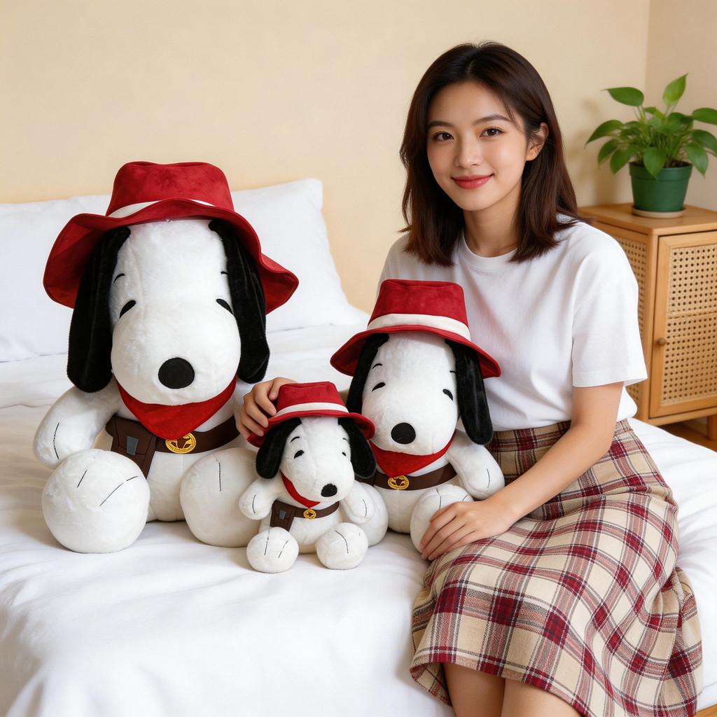 Peanuts Snoopy Plüschtier Cartoon Schlafkissen Für Mädchen Geschenk Bettdekoration