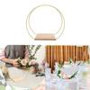 Metal Garland Wood Base Wedding Party Table Ornaments Diy Decoration Wreath