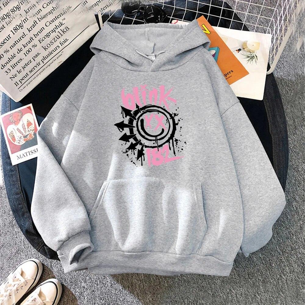 Blink 182 Hoodie Damen/Herren Ästhetische Harajuku Grafik Hoodies Unisex Herbst Winter Casual Vintage Pullover Sweatshirts Kleidung Unisex