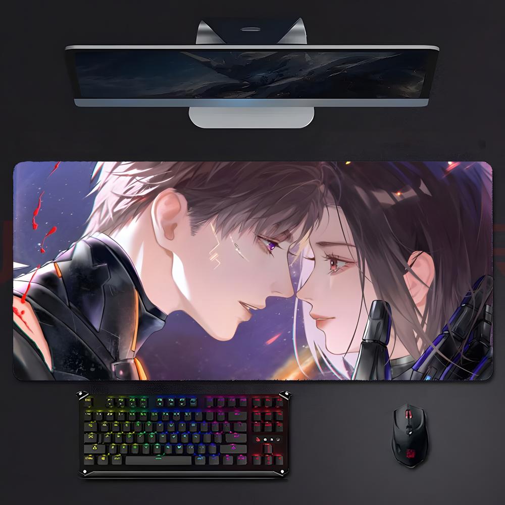 Game Romantic Mmr Love Queens Choice Mouse Pad Mousepad Large Gaming Lockedge Thickened Pc Table Desk Mat