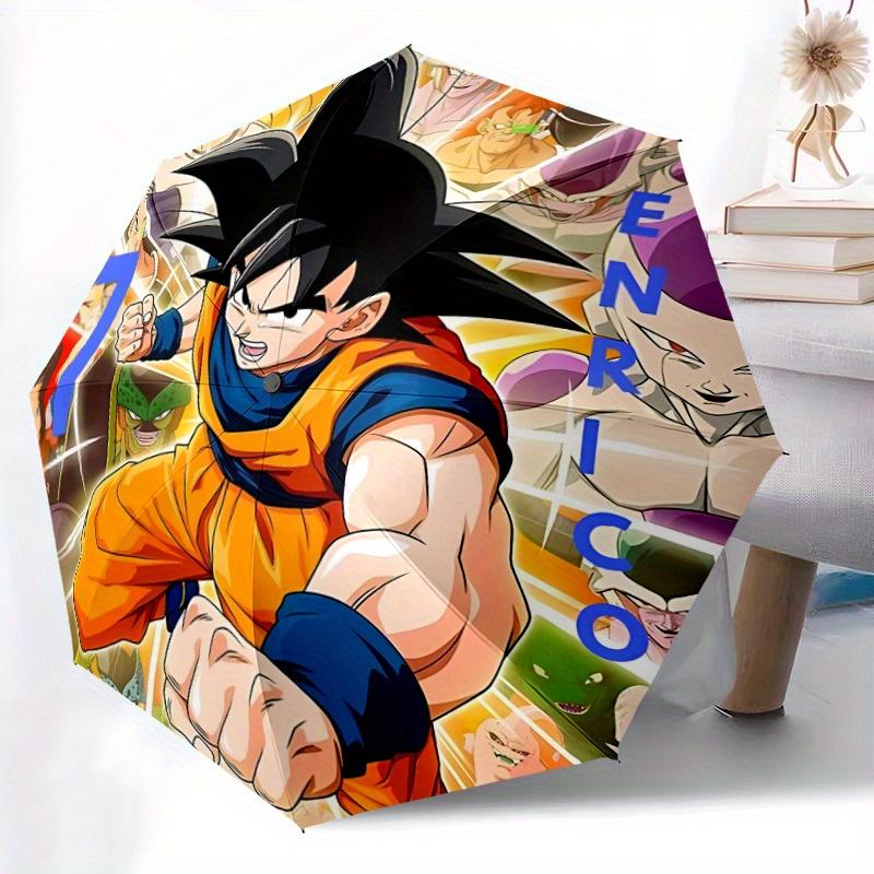 1pc Dragon Ball Z Automatic Umbrella 8-Bone Design Compact Gear for Outdoor Travel, Perfect Gift for Friends or Family yy280828144