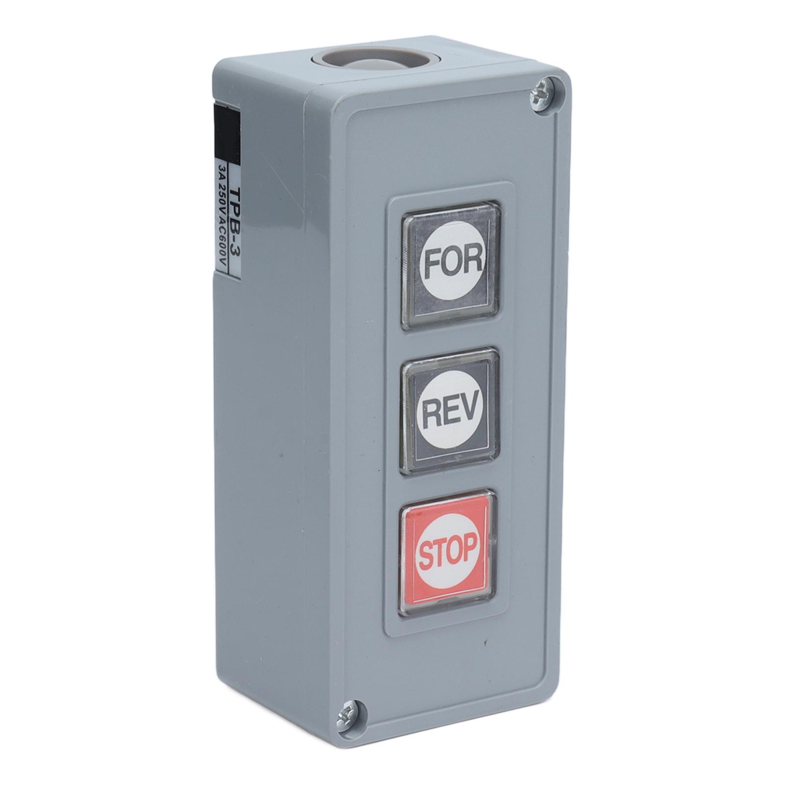 

Кнопковий перемикач Натиск Керування живленням Коробка станції Самовідновлюваний 250 В змінного струму TPB3