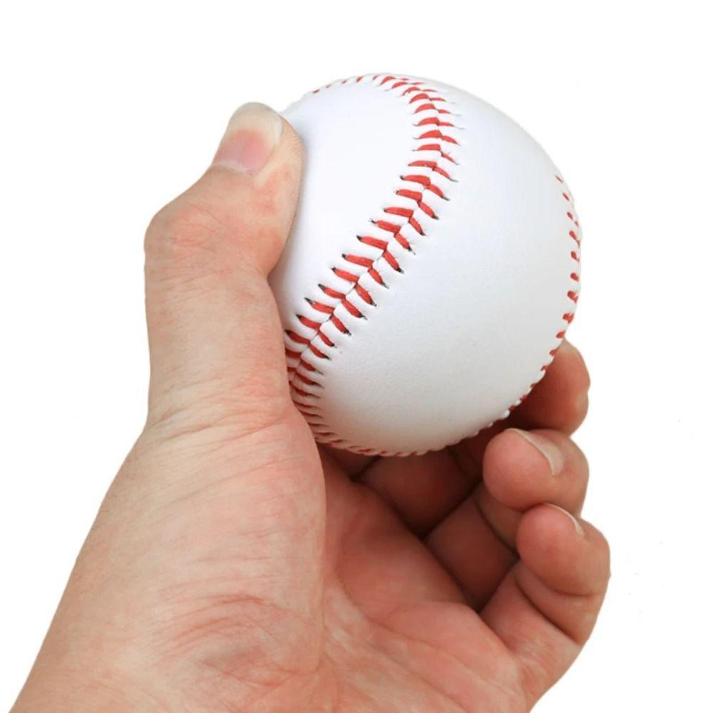 1Pcs Soft Hard Handmade Baseball Solid Foam Bouncy Ball Training Baseball  for Adults Children