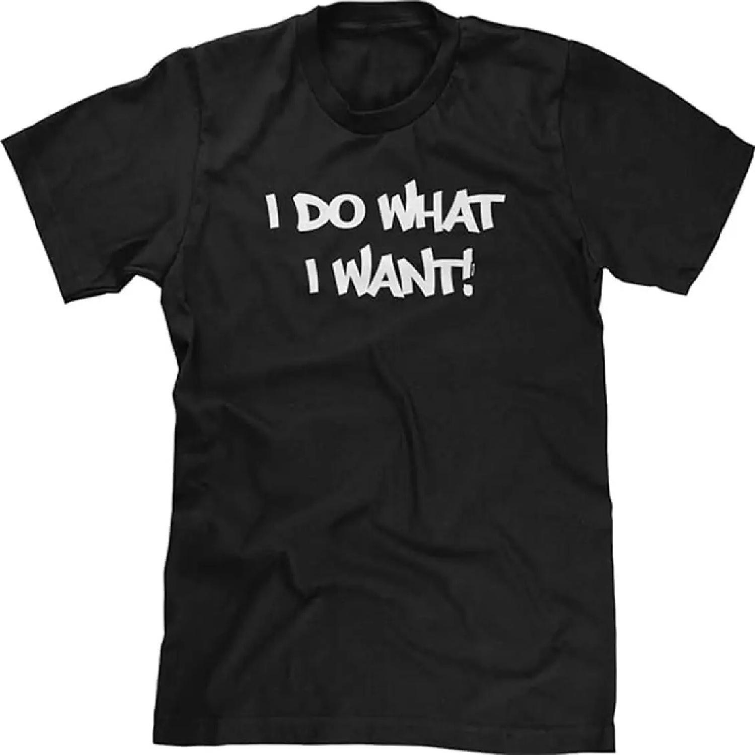 

I Do What I Want Letter Black Casual Crew Neck Sleeve Men s Short Sleeve Unisex Tee Top Clothing XXXXXL