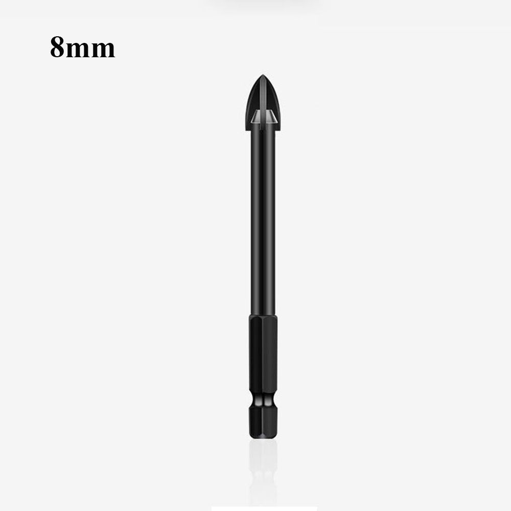 

Black Drill Bits 3/4/5/6/8/10/12mm Alloy New Tools Glass Ceramic Concrete 8mm