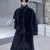 Men's Faux Mink Velvet Winter Jacket - Thick Stand Collar Korean Style Fur Coat