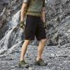 Mens Utility Cargo Shorts Multi Pocket Outdoor Workwear Five Pocket Design Relaxed Fit Functional Shorts
