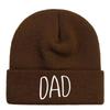 Family Matching MOM DAD Knit Beanie Elastic Turn-Up Brim Matching Hat Warm Couple Hat  Cold Weather