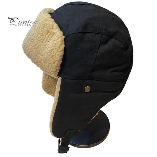 Winter Fietsmuts Bril 1 Stuks/1 Set Pet Zacht Opvouwbaar Oorkleppen Fleece Verdikt Lei Feng Unisex Warm Houden Wasbaar Oogbescherming Aviator voor Skiën