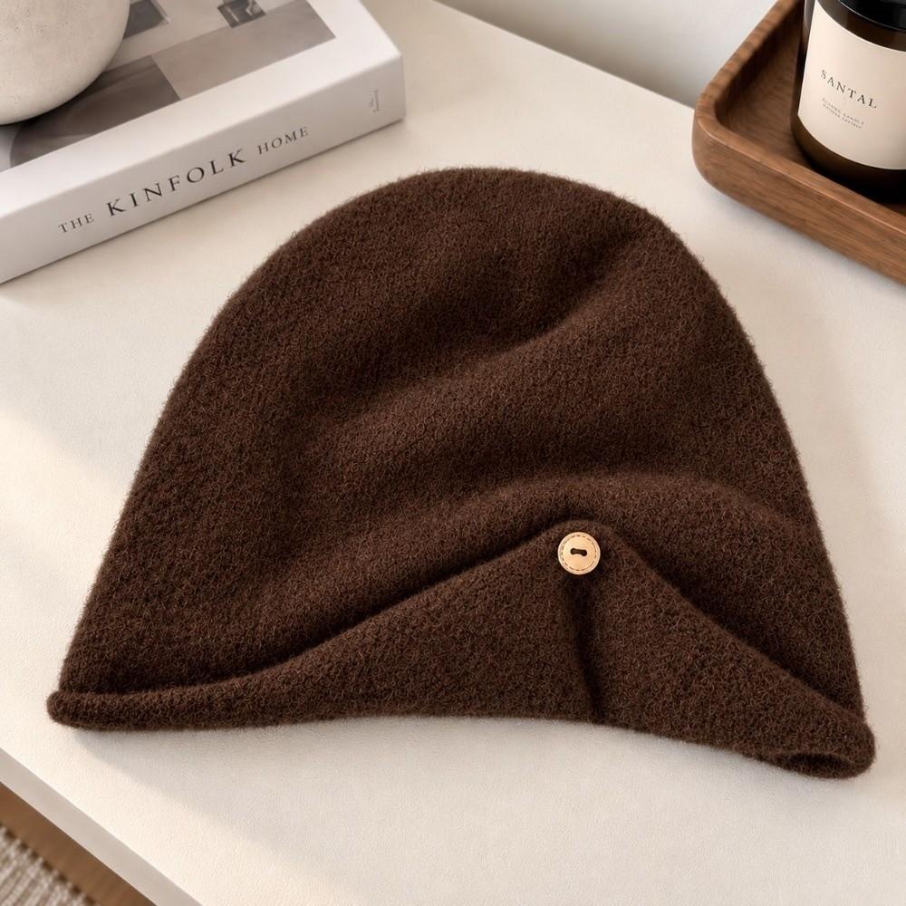 Soft Slouchy Beanie Hat Stretchy Women's Winter Hat Winter Knit Skull Cap Walking Travel Shopping