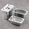 Kangfutao Stal Nierdzewna Komercyjne Pojemniki Bufetowe na Żywność i Pokrywki