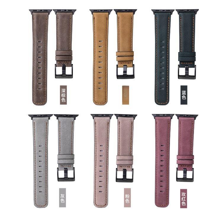 

Genuine Leather First-Layer Cowhide Strap Is Suitable For Apple 38Mm/42Mm/Men S High-Value Watch Strap. 38/40/41MM светло-коричневого