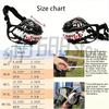 Botniță Sângeroasă Înfricoșătoare pentru Câini de Halloween, Botniță Amuzantă pentru Costum de Câine cu Dinți Mari de Groază, Accesoriu de Petrecere Comedie
