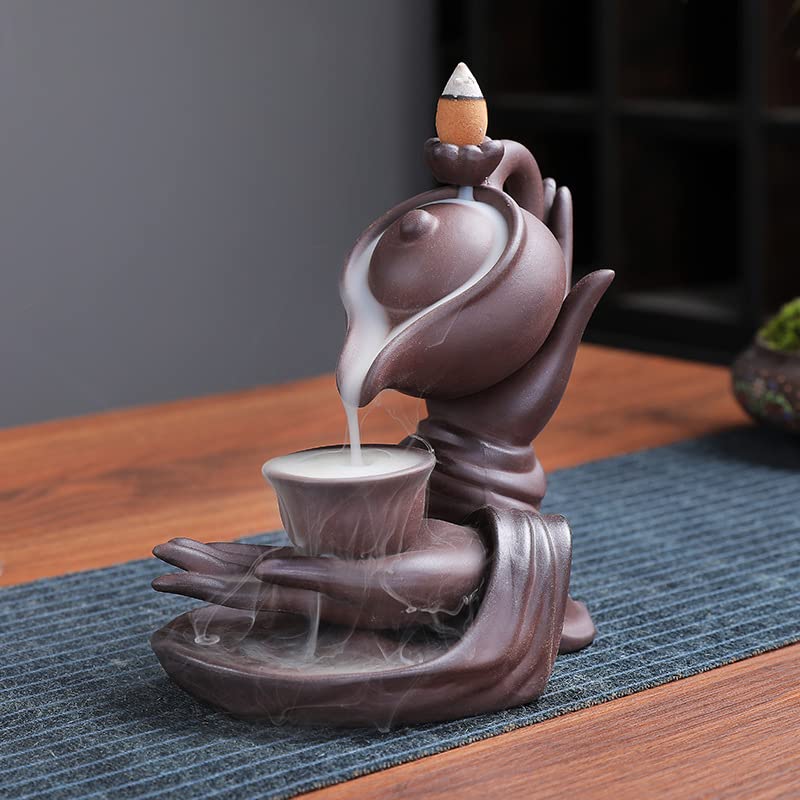 Backflow incense backflow incense backflow flowing incense incense incense incense incense incense incense good feng healing [HARGIO] holder, stylish,