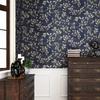 American Retro Self Adhesive Wallpaper 3D Non Woven Fabric Rural Flowers Bedroom Living Room Restaurant Wallpapers Self Adhesive