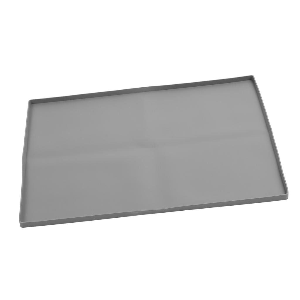 Top Loading Washer Dryer Mat Anti Slip Dustproof Waterproof Silicone Protector Mat for Laundry Room Gray