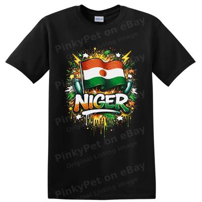Niger Flag T Shirt African Pride Patriotic Graphic Art Unisex Tee Gift Culture