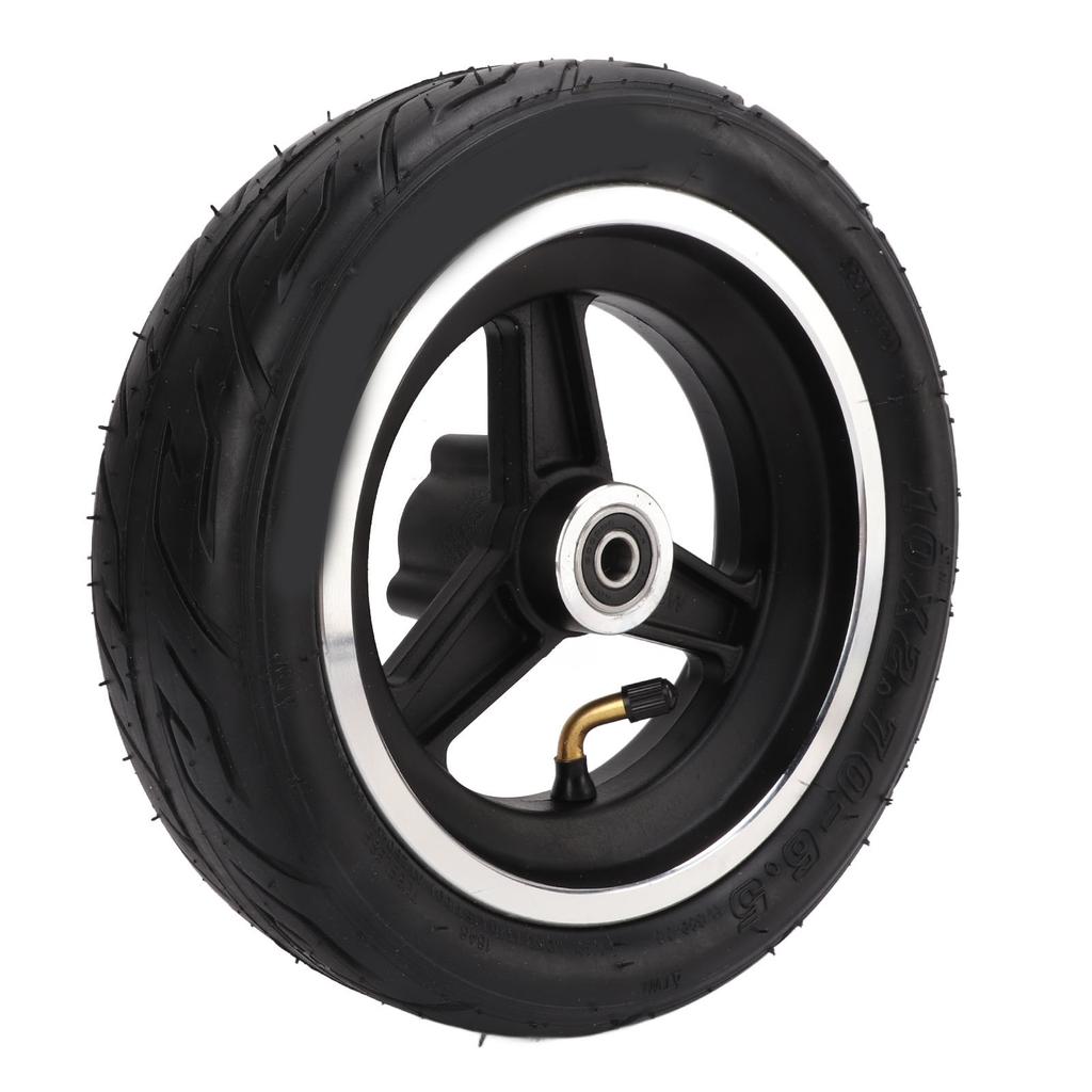 Electric Scooter Tire Assembly 10x2.70‑6.5 Thicken Vacuum Tire with Wheel Hub for Electric Scooter Repair