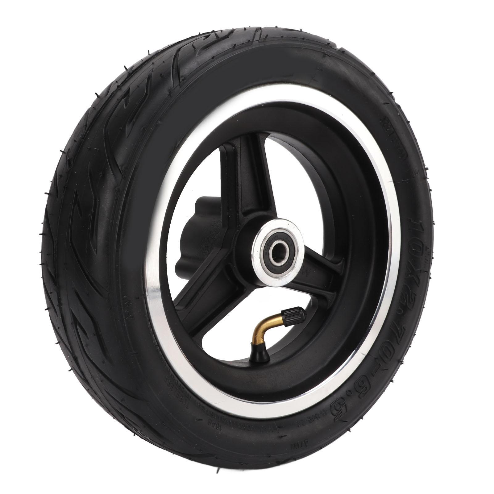 Electric Scooter Tire Assembly 10x2.70?6.5 Thicken Vacuum Tire with Wheel Hub for Electric Scooter Repair