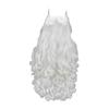 Santa Claus Wig And Beard Cosplay Christmas White Curly Hair for Stage