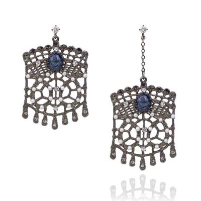 AUGUST ALICE Gaudi Lace Lapis Lazuli Unbalanced Earring