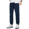 Anta Training Series Solid Color Mid Waist Cuffed Knitted Sports Pants Men Bottoms Midnight-Blue 152417306-2