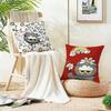 Friendly ZZOFRIENDSS Cushion Cover Breathable and skinfriendly linen pillowcase square removable and washable cushion