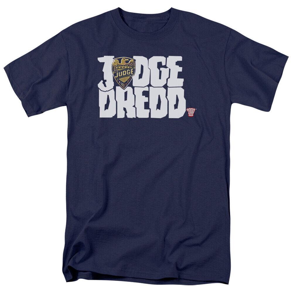 

Judge Dredd Logo DC Comics Tee Navy Unisex T-shirt
