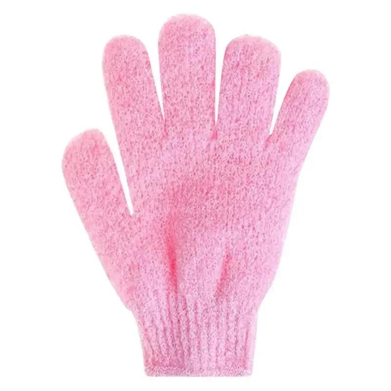 Five-finger Shower Gloves Children's Household Items Nitrile Gloves 100 Pieces Bath Towel Scrubs Elastic Back Rub Home Cleaning