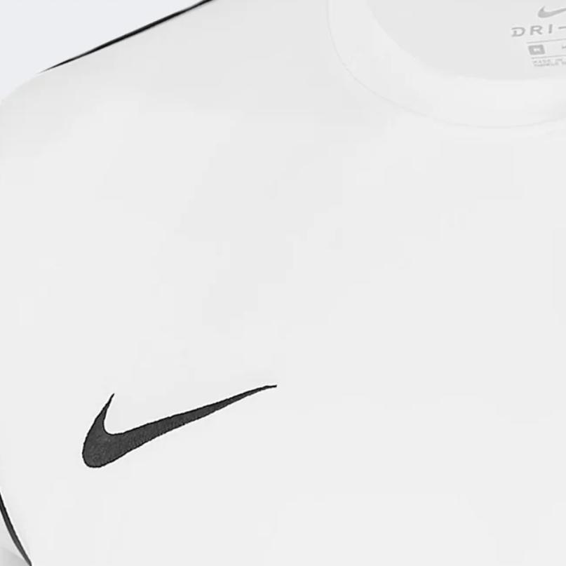 Nike T-Shirt Einzelstreifen Logo-Print Rundhals Pullover Kurzarm Kinder Oberteile Weiß BV6905-100
