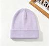 Autumn and Winter Solid Color Versatile Knitted Hat Men's and Women's Fashion Simple Wool Hat Street Trend Cold Hat Pullover Hat