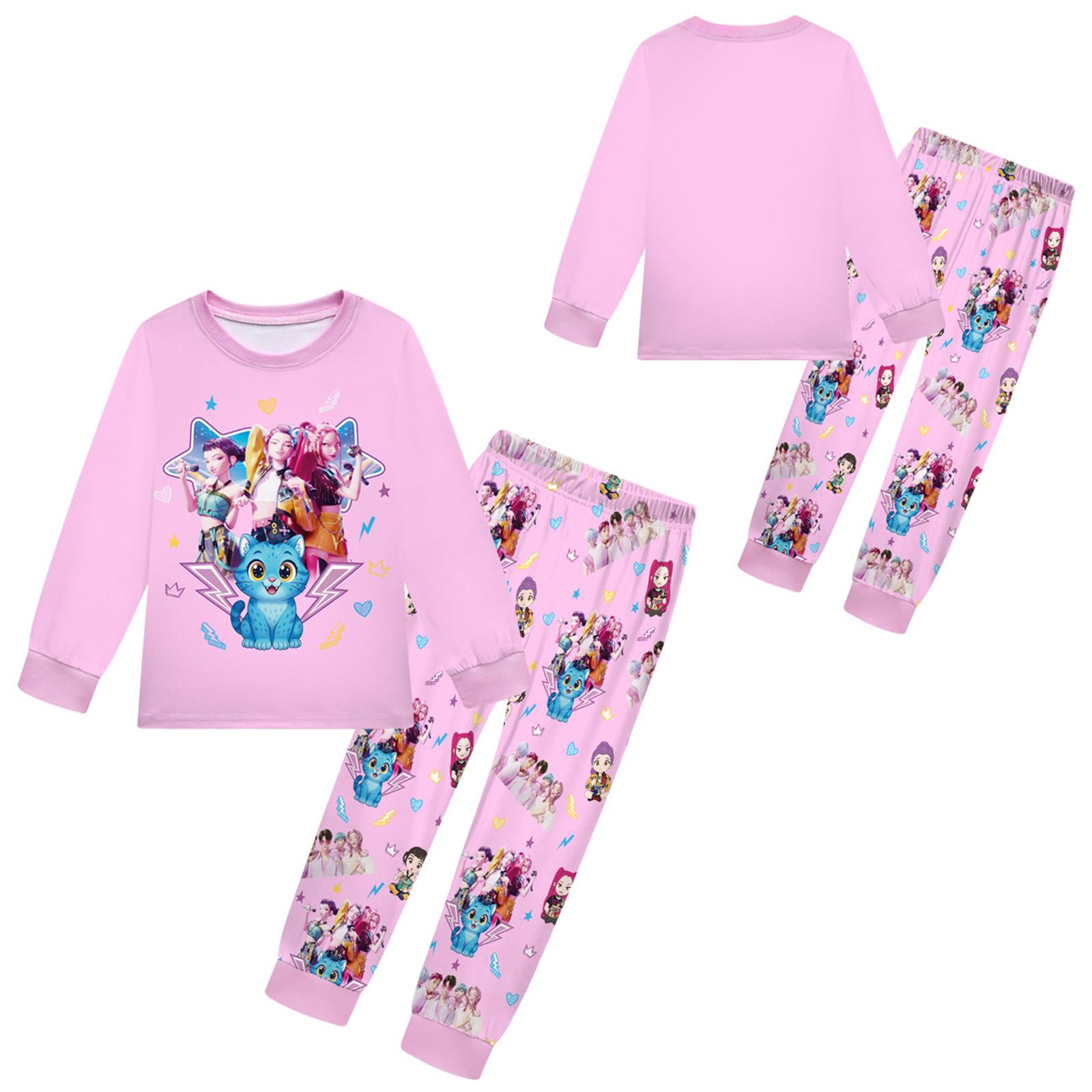 

Детский модный костюм юбка топ с круглым вырезом и длинными рукавами брюки 100 розовый