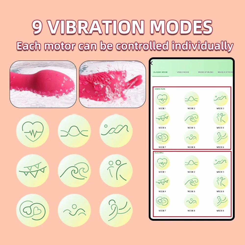 Leistungsstarke Klitoris Vibrator Dildo Für Frauen APP Wireless G-punkt Klitoris Stimulator Weibliche Höschen Massager Sex Spielzeug Erwachsene Waren