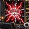 Wall Hanging Tapestry England Football Print Cloth for Living Room Bedroom Home Decor