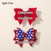 2pcs/set Glitter Hair Bows Clips Independence Day Party for Kid Girls Barrettes Hair Clip Headwear Children Hair Accessories