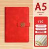 High-End Soft Leather Business Notebook with Magnetic Buckle and Custom Logo - Ideal Gift Set