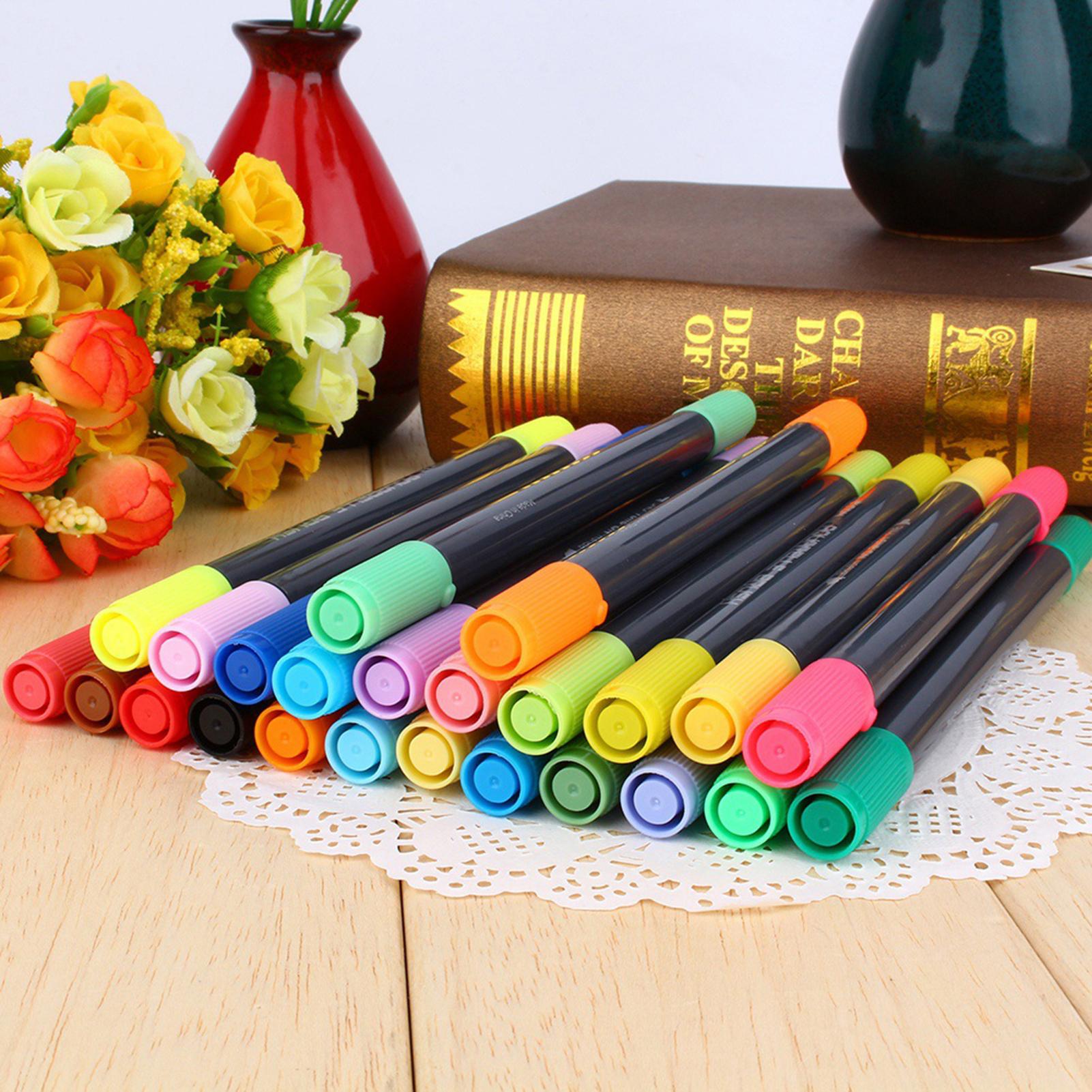 

Новые цвета STA Акварельные ручки Мультяшное граффити Арт Скетч маркеры Ручки для рисования 24 цвета