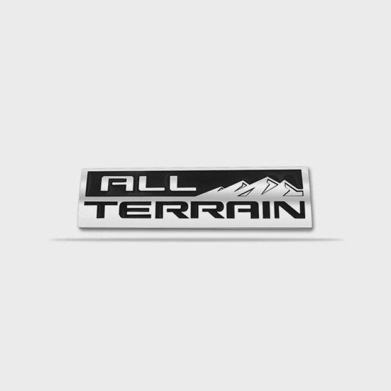 ALL TERRAIN Nálepka Emblém na Kufr Karoserie Auta pro S-ilverado C-ruze S-park O-rlando M-alibu Auto Odznak Vnější Příslušenství