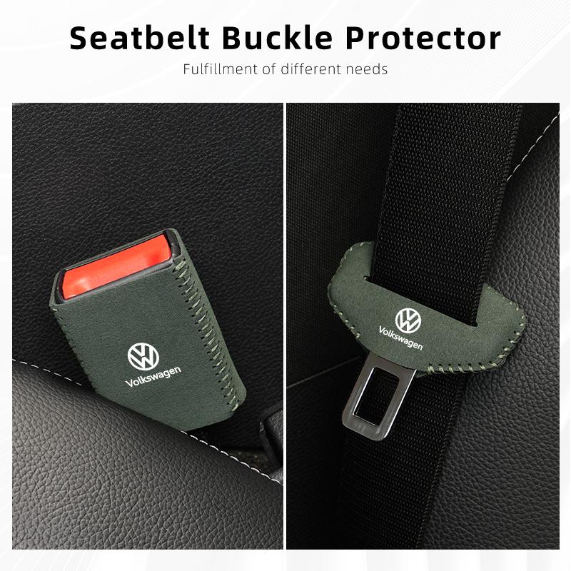 2026 Hot For Volkswagen VW Car Seat Belt Buckle Clip Protector Cover Accessories For Volkswagen VW Scirocco Jetta Beetle Golf Pa