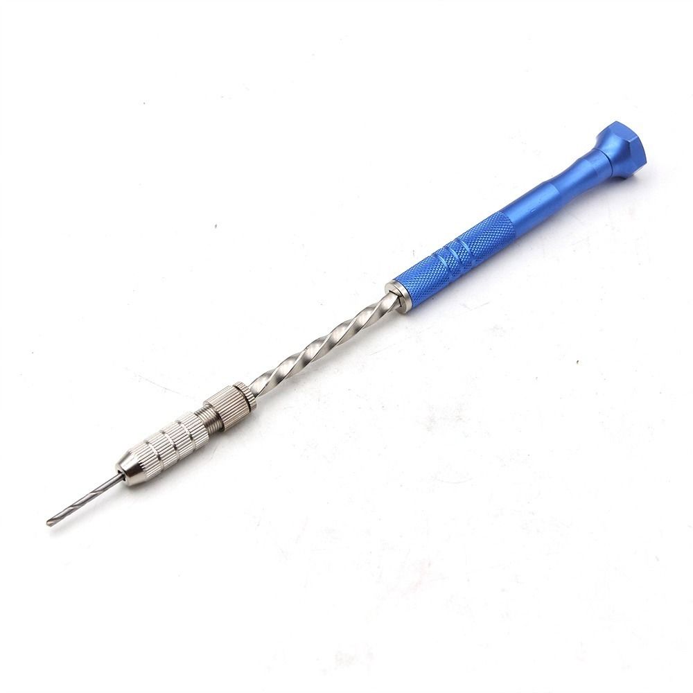 Spiral Hand Twist Drill Aluminum Zinc Zinc Alloy Pin Vise Efficient Drilling Tool  Bits