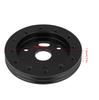 Aluminum Black 0.5 Inch 6 Hole Car Steering Wheel Hub Adapter Boss Kit