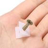 50pcs Furniture Chest Drawer Bottom Repair Fixing Mending Wedges Drawer Angle Code Bracket Fastener with Screws