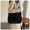 Casual Large Capacity Solid Color Tote Bag Hundred Shoulder Tote Crossbody Bag