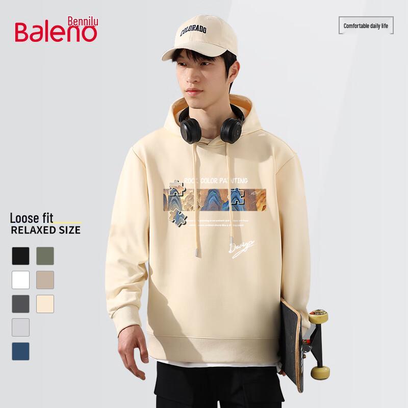 Baleno Men's Hooded Casual Sweatshirt